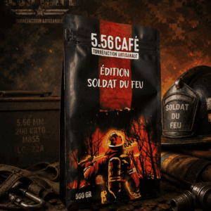 Édition Soldat du Feu 500g – Café artisanal en grains torréfié en France
